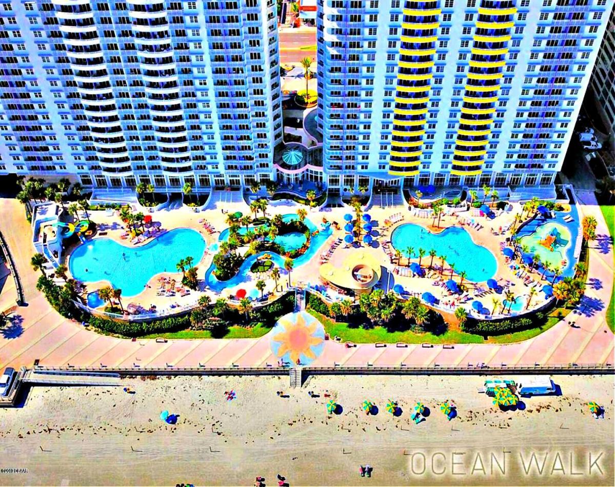 2 Bedroom Resort Condo Direct Oceanfront Wyndham Ocean Walk - Daytona Funland 2226 Daytona Beach Exterior foto